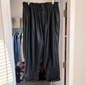 BP Black Vegan Leather Pants